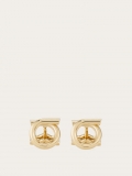 Ferragamo | Men's Gancini Cufflinks - Gold