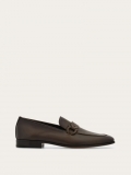 Ferragamo | Men's Gancini Loafer - Cement