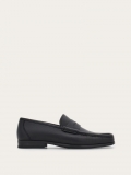 Ferragamo | Men's Moccasin With Signature - Black