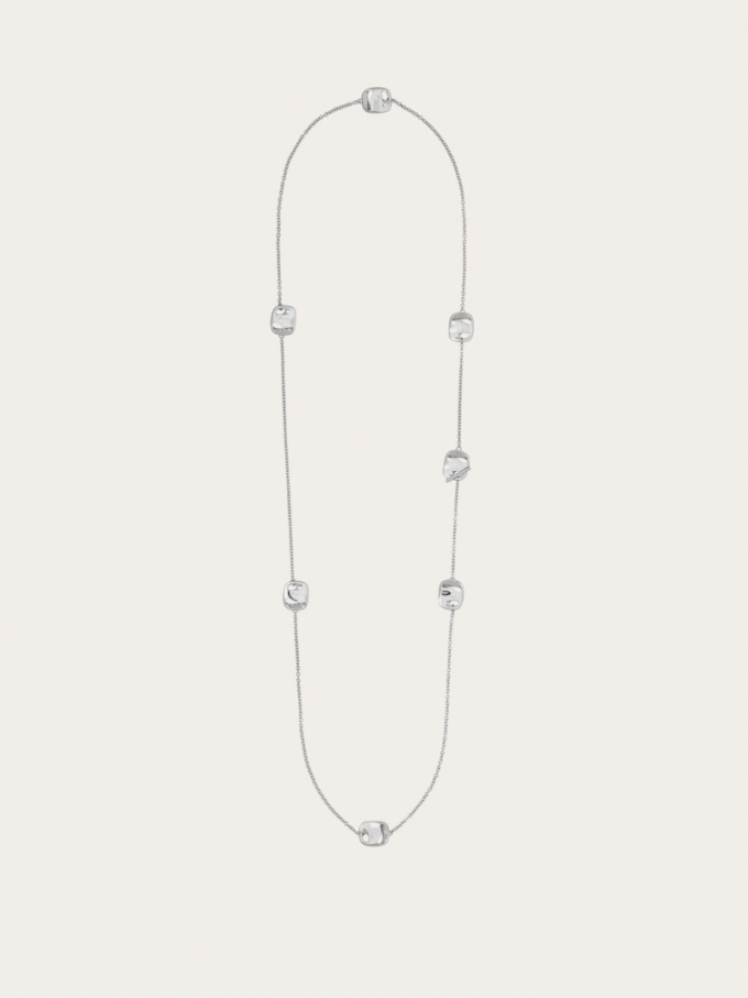 Ferragamo | Women's Vara Long Necklace - Silver