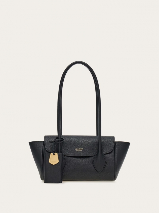 Ferragamo | Women's East-West Tote Bag - Black