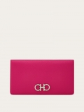 Ferragamo | Women's Gancini Continental Wallet - Cerise Pink