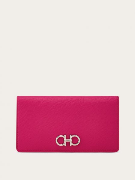 Ferragamo | Women's Gancini Continental Wallet - Cerise Pink