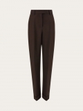 Ferragamo | Women's Turn Up Trouser - Espresso