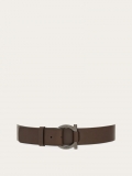 Ferragamo | Men's Fixed Gancini Belt - Testa Di Moro