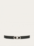 Ferragamo | Women's Adjustable And Reversible Gancini Belt - Cognac/Black