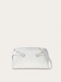 Ferragamo | Women's Metallic Hug Mini Crossbody Bag - Silver