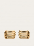 Ferragamo | Men's Cufflinks - Light Gold