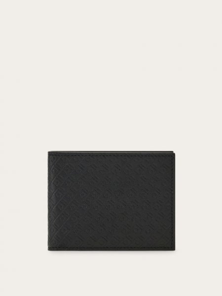 Ferragamo | Men's Monogram Wallet - Black