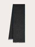 Ferragamo | Men's Cashmere Scarf - Grey/Black