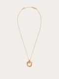 Ferragamo | Women's Gancini Pendant Necklace - Gold