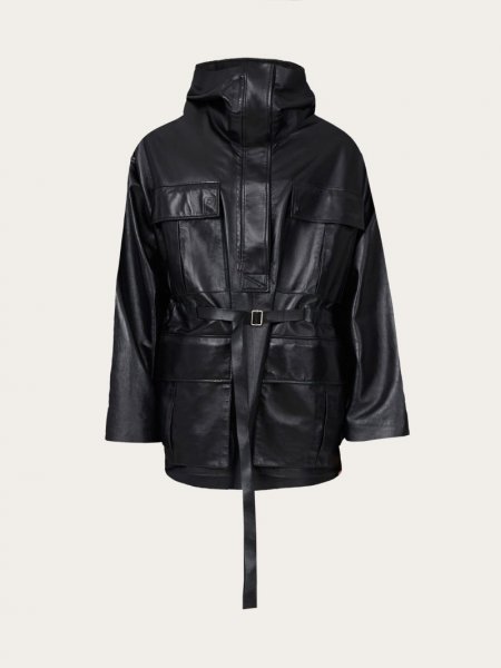 Ferragamo | Men's Nappa Parka - Black