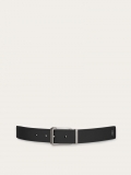 Ferragamo | Men's Reversible And Adjustable Belt - Midnight Blue/Black