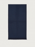 Ferragamo | Women's Gancini Scarf - Denim/Navy