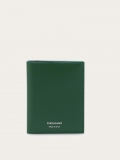 Ferragamo | Men's Credit Card Holder - Forest Green/Black