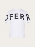 Ferragamo | Women's Bold Logo T-Shirt - White/Black