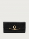 Ferragamo | Women's Gancini Continental Wallet - Black