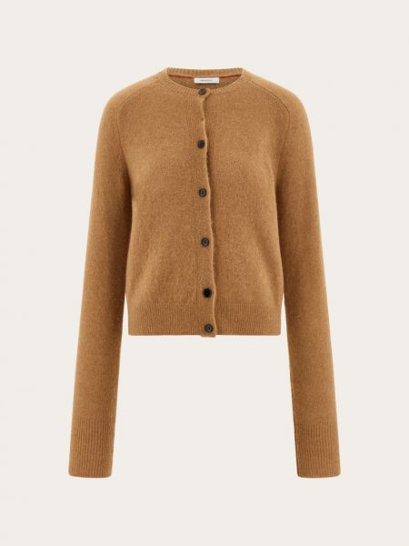 Ferragamo | Women's Wool Cardigan - Camel