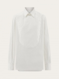 Ferragamo | Women's Long Sleeved Tuxedo Shirt - White