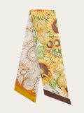 Ferragamo | Women's Sunflower Print Bandeau - Ivory