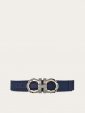 Ferragamo | Men's Fixed Gancini Belt - Midnight Blue