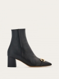 Ferragamo | Women's Bootie With Gancini Ornament - Black