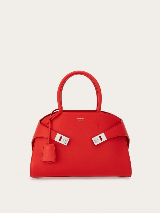 Ferragamo | Women's Hug Handbag - Flame Red