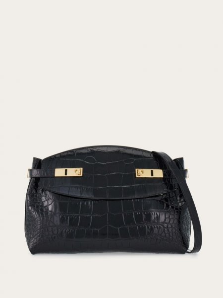 Ferragamo | Women's Hug Soft Crossbody Bag - Black