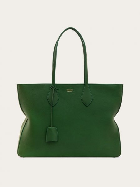 Ferragamo | Women's Tote Bag - Forest Green