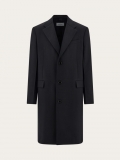 Ferragamo | Men's Single Breasted Coat - Black