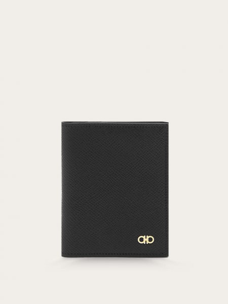 Ferragamo | Men's Gancini Credit Card Holder - Black