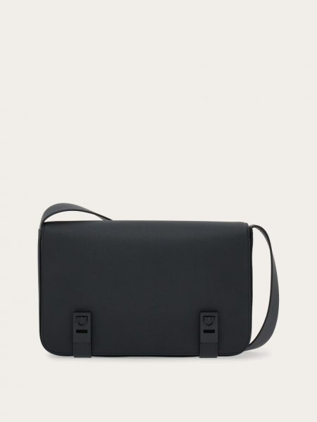 Ferragamo | Men's Messenger Bag - Black