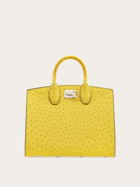 Ferragamo | Women's Studio Box Bag - Canary Yellow