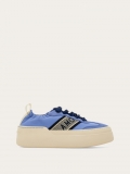 Ferragamo | Women's Wedge Sneaker - Oxford Blue