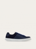 Ferragamo | Men's Low Cut Sneaker - Midnight Blue