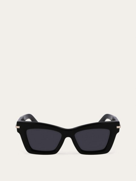 Ferragamo | Women's Sunglasses - Black/Grey