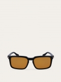 Ferragamo | Men's Sunglasses - Black/Orange