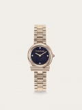 Ferragamo | Women's Gancini Twisted Watch - Ip Rose Gold/Blue