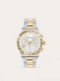 Ferragamo | Men's 1927 Chrono Watch - Steel/Ip Yellow Gold