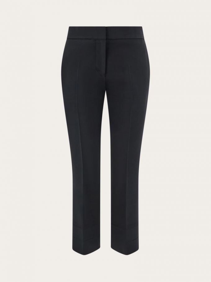 Ferragamo | Women's Kick Flare Trouser - Black