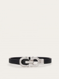 Ferragamo | Men's Gancini Bracelet - Black (Size 19)