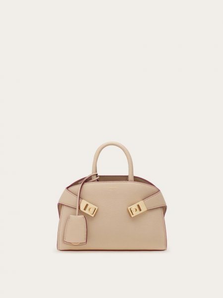 Ferragamo | Women's Hug Handbag - Stone