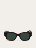 Ferragamo | Men's Sunglasses - Dark Tortoise/Green