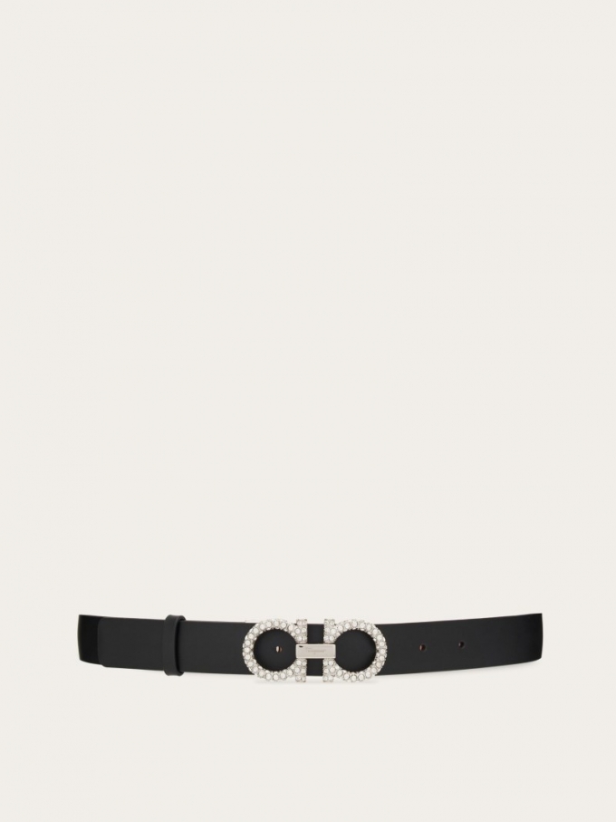 Ferragamo | Women's Adjustable Gancini Belt - Black