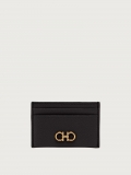 Ferragamo | Women's Gancini Credit Card Holder - Black