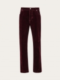 Ferragamo | Men's Five Pocket Trousers - Oxblood