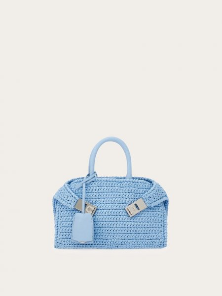 Ferragamo | Women's Hug Handbag - Sky Blue