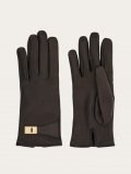 Ferragamo | Women's Gloves With Buckle - Black