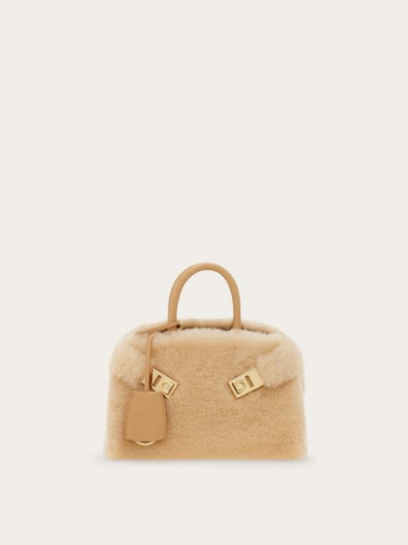 Ferragamo | Women's Hug Handbag - Natural Nude