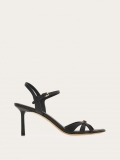 Ferragamo | Women's Strappy Sandal With New Vara Buckle - Black